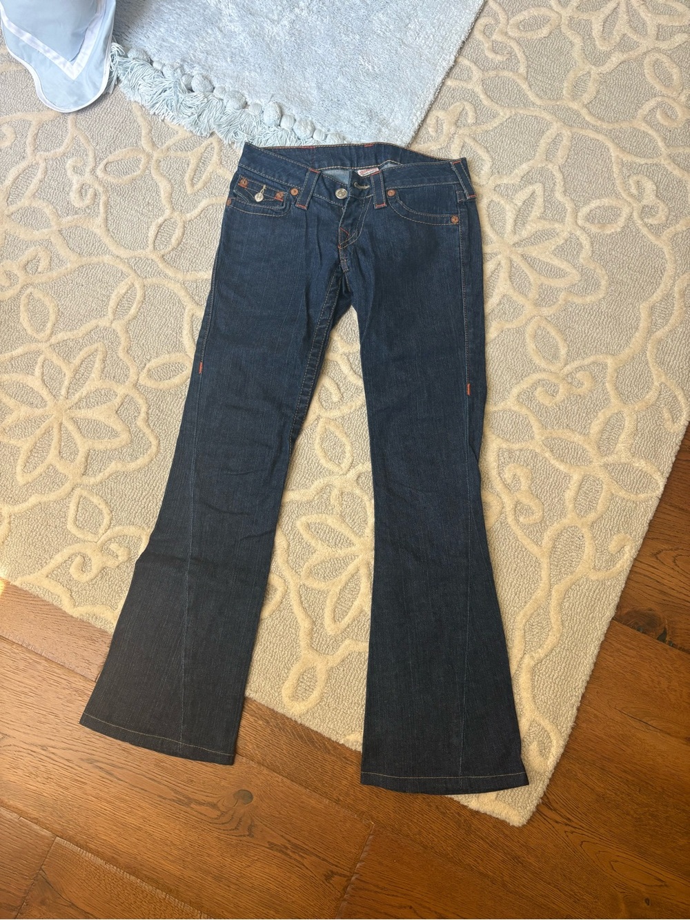 True Religion Dark Blue Flare Jeans - worn once